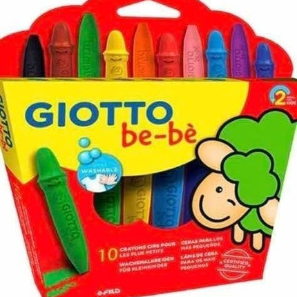 CRAYON GIOTTO CERA BEBE 10 C