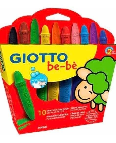 CRAYON GIOTTO CERA BEBE 10 C
