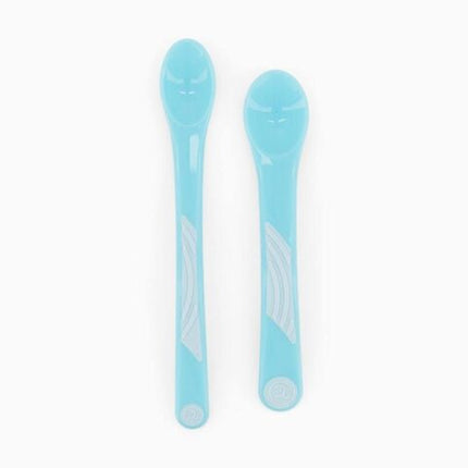 Cucharas rectas Twistshake 2 uns Azul Pastel