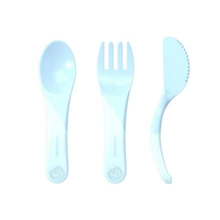 Servicio de aprendizaje Twistshake 6+m Azul Pastel