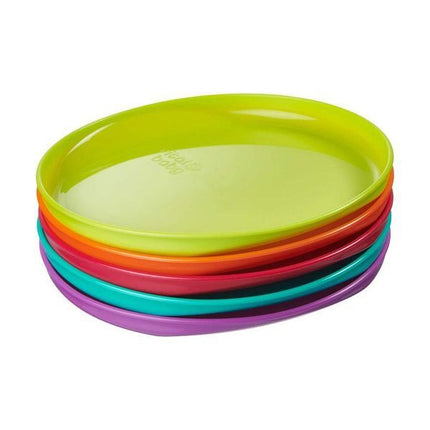 Pack de 5 platos plásticos