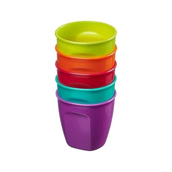 Pack de 5 vasos plásticos