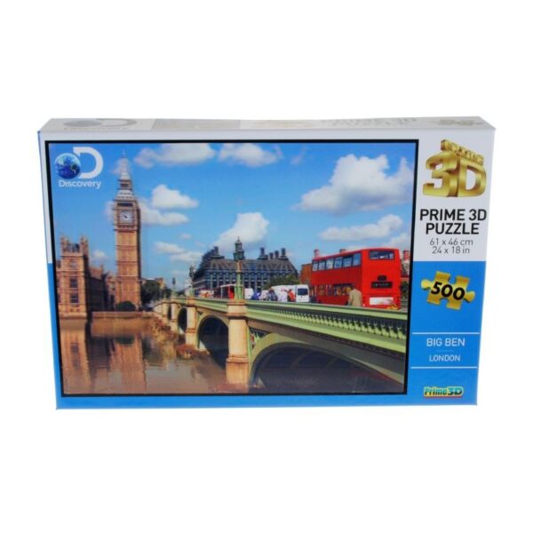 PUZZLE 3D DE 500 PIEZAS DISCOVERY - ANIMAL PLANET