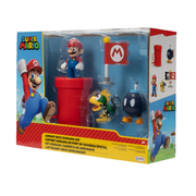 PLAYSET CON FIGURA 6 CM BOWSER AIRSHIP DECK SUPER MARIO DE NINTENDO - 41634