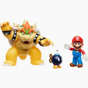 PLAYSET CON FIGURA 6 CM BROWSER VS MARIO SUPER MARIO NINTENDO - 64512-4L