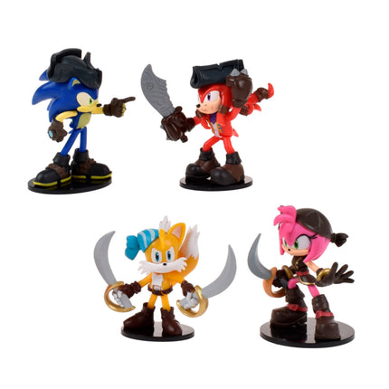 PACK 4 FIGURAS ARTICULADAS DE 8 CMS SONIC - SON6040 V2