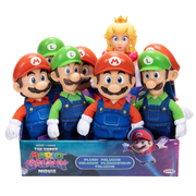 PELUCHE CON CABEZA PLASTICA 23 CM NINTENDO PELICULA - 432354
