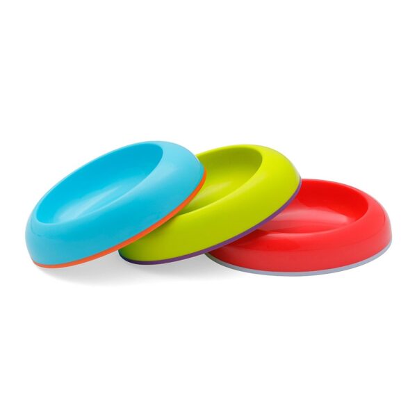 DISH 3PK Orange | Blue                        Green | Purple                          White | Red