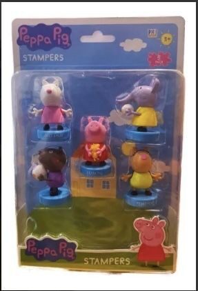 Peppa Pig Timbres 5 Unidades