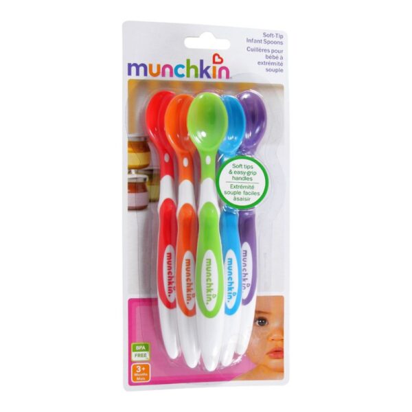 Cucharas para bebés de punta suave
