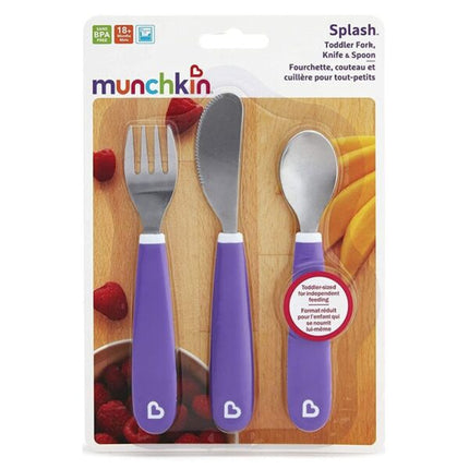 Juego de utensilios Splashª para ni–os peque–os (morado)