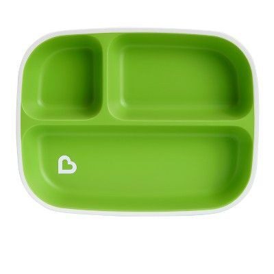 Plato dividido Splashª - 1 paquete (Verde - no se puede pegar)
