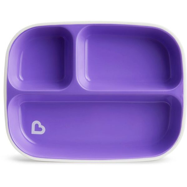 Plato dividido Splashª - 1 paquete (Morado - no se puede pegar)