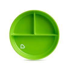Plato con ventosa Stay Putª (verde) (1 paquete)