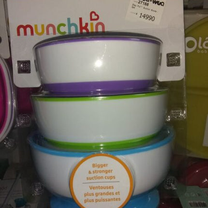 Tazones con ventosa Stay Putª - 3 paquetes