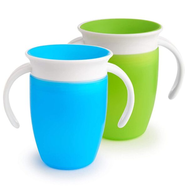 Paquete de 2 Miracle Trainer de 7 oz (azul/verde)