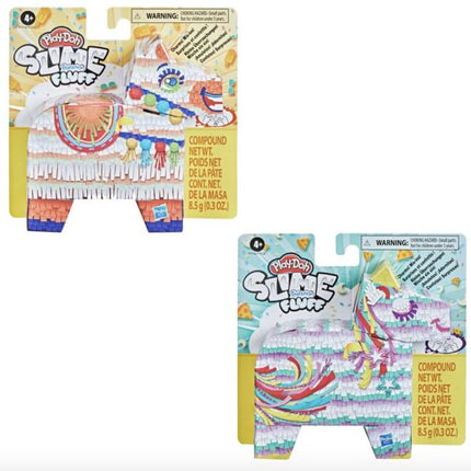 PLAY-DOH MUNDO DE TEXTURAS SLIME FEATHERY FLUFF PIÑATA LLAMA