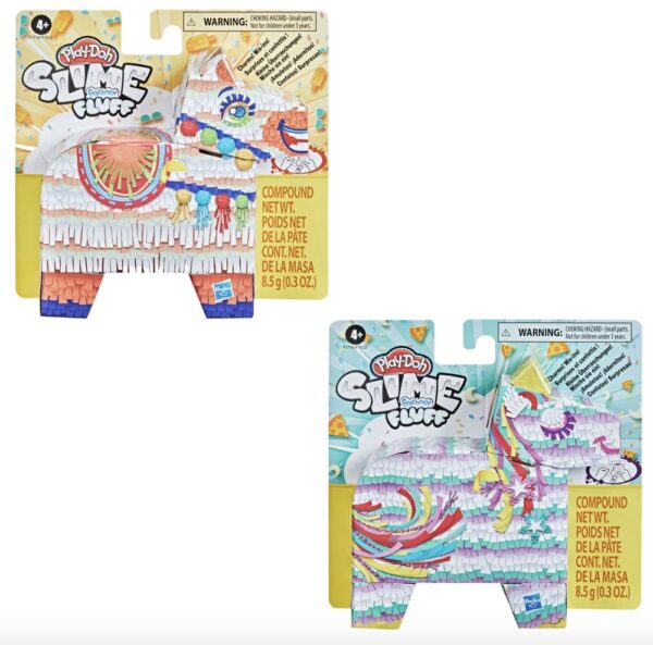 PLAY-DOH MUNDO DE TEXTURAS SLIME FEATHERY FLUFF PIÑATA LLAMA