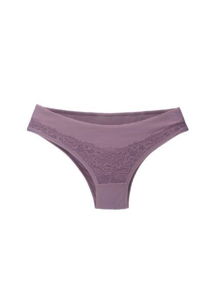 CALZÓN PARA EMBARAZADA CON ENCAJE M MORADO M MORADO