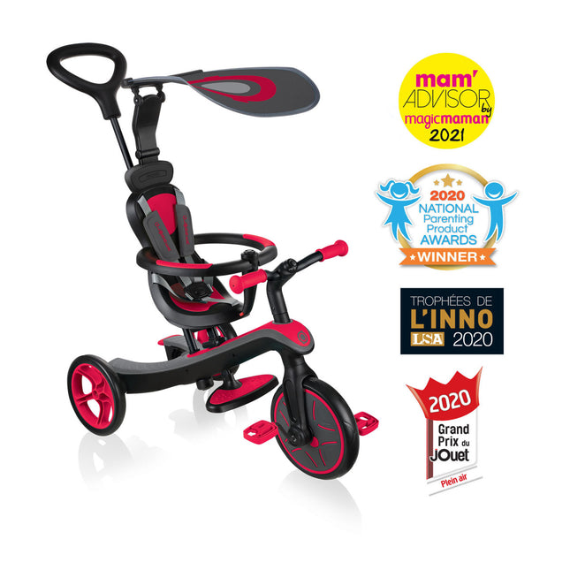 TRICICLO 4 EN 1 FUCSIA
