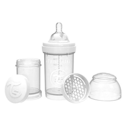 Mamadera Twistshake Anti-Cólico 180ml Blanco