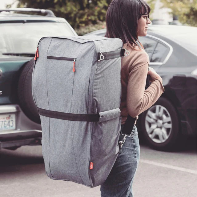 Mochila para Transporte de Silla de Auto Gris