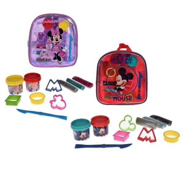 SET DE MASAS CON ACCESORIOS EN MOCHILA DE 24 X 25 CMS DISNEY