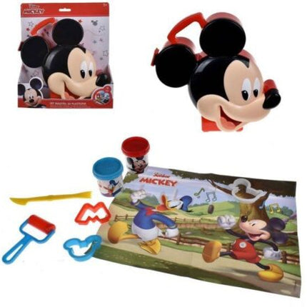 SET DE MASAS CON ACCESORIOS EN MALETA PLASTICA 3D DE 24 X 26 CMS DISNEY