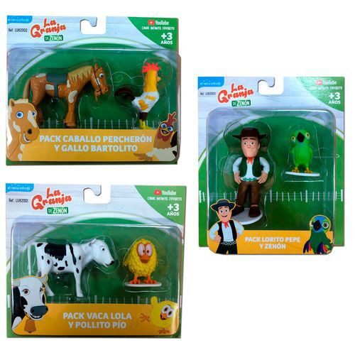 PACK 2 FIGURAS LA GRANJA DE ZENON