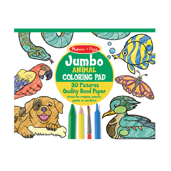JUMBO COLORING PAD ANIMAL