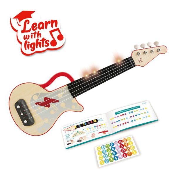 Learn with Lights Ukulele-Red