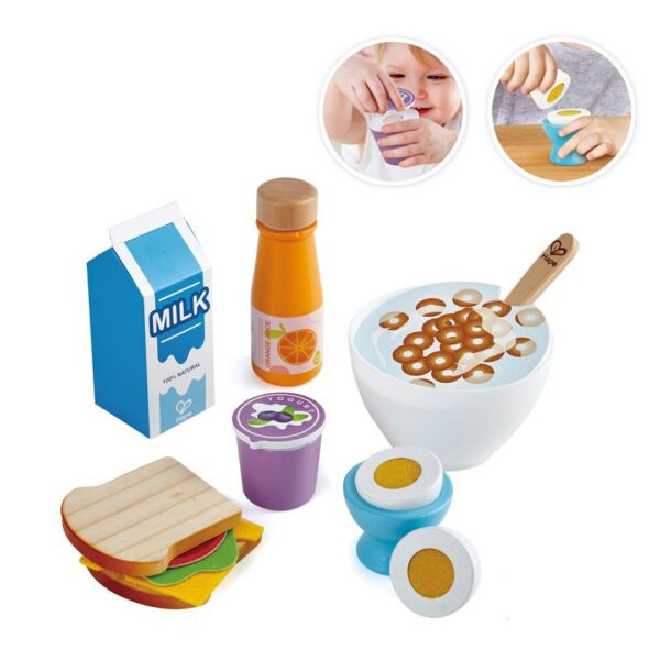 Set de desayuno delicioso