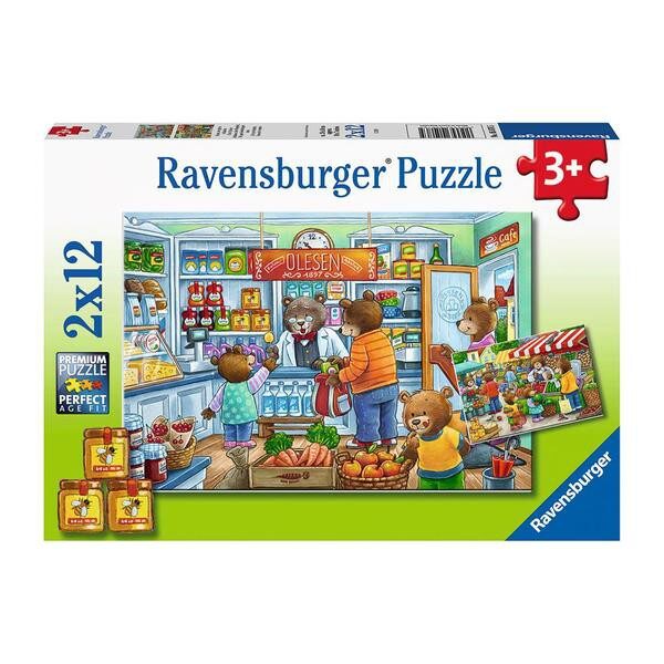 Puzzle Vamos de compras - 2x12