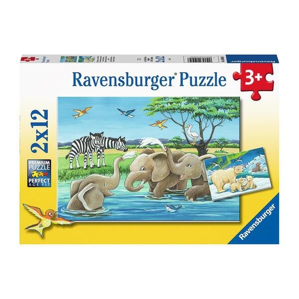 Puzzle Baby Safari - 2x12