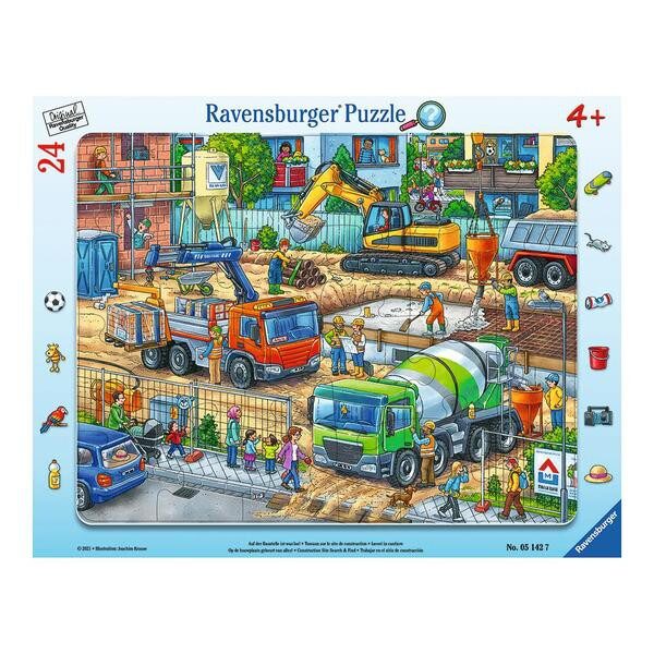 Puzzle enmarcado - En la construcción