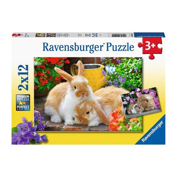 Puzzle Abrazo de animales - 2x12