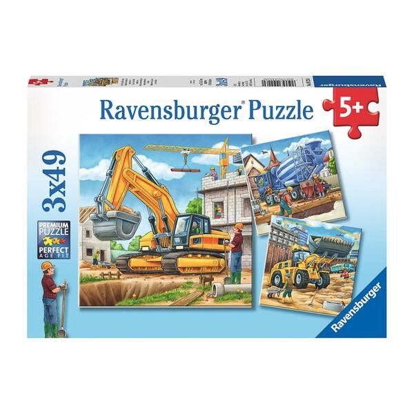 Puzzle Vehículos de construcción - 3x49