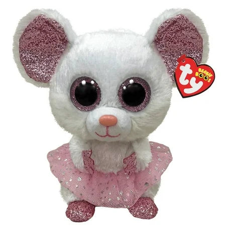 TY BEANIE BOOS NINA BAILARINA BLANCA MEDIANO