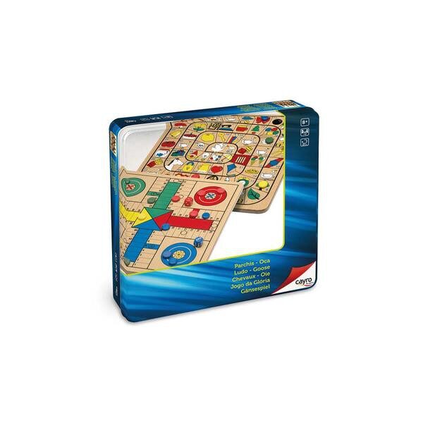 Cayro 752 Metal Box Parchis Oca