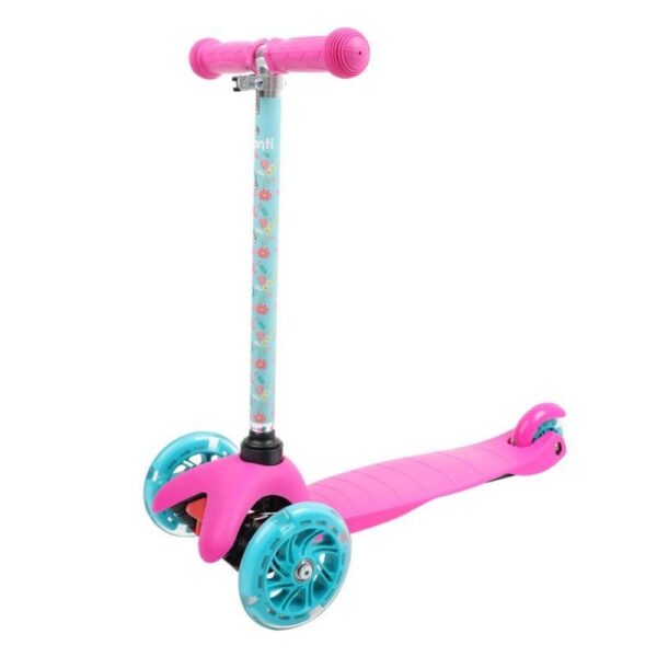 SCOOTER 3 RUEDAS ROSADA