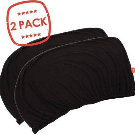 Sombrilla Flexible para Ventana  (2 unidades) Negro