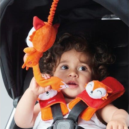 Almohadilla para Arnés con Juguete Multisensorial Diono Baby Zorro