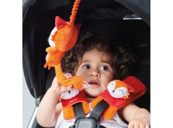 Almohadilla para Arnés con Juguete Multisensorial Diono Baby Zorro