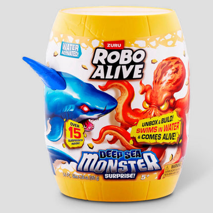 MOUNSTRUOS SORPRESA PROFUNDIDADES MARINAS ROBO ALIVE DE ZURU