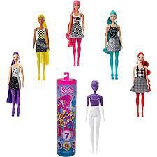 Barbie Color Reveal, muñeca sorpresa color monocromático con accesorios de moda sorpresa