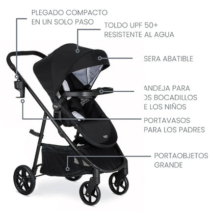 COCHE TRAVEL SYSTEM BROOK ONYX GLACIER /WILLOW