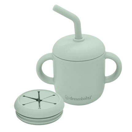 Vaso De Silicona Para Bebida y Snack 3 en 1