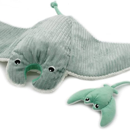 Mentalou Mantarraya Mamá Y Bebé - Menta