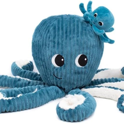 Filou Pulpo Mamá Y Bebé - Azul