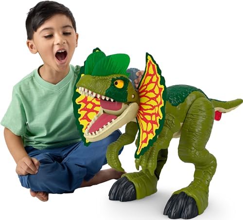 Imaginext Jurassic World Dinosaurio de Juguete Dilophosaurus